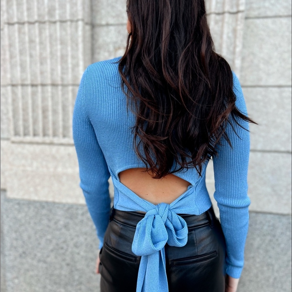 tie back crop top